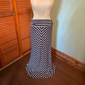 Striped Merona Maxi Skirt